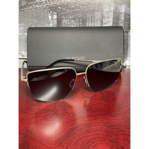 Marcolin S.P.A. Longarone Sportmax Sunglasses Men's Gold / Smoke lense MSRP $329